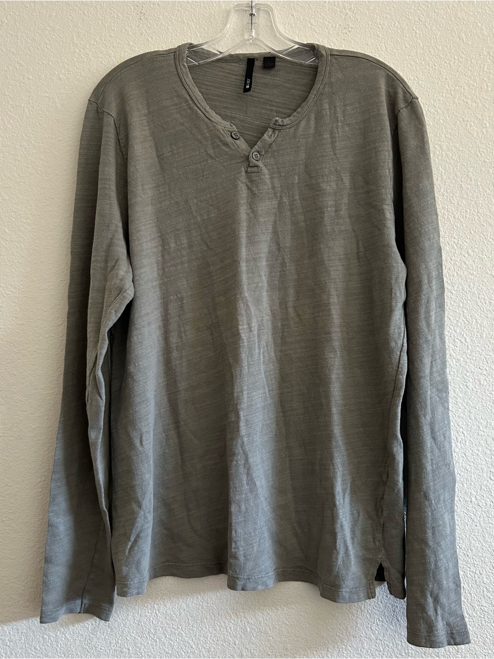Joe’s Jeans Olive-Grey Long-Sleeve Henley